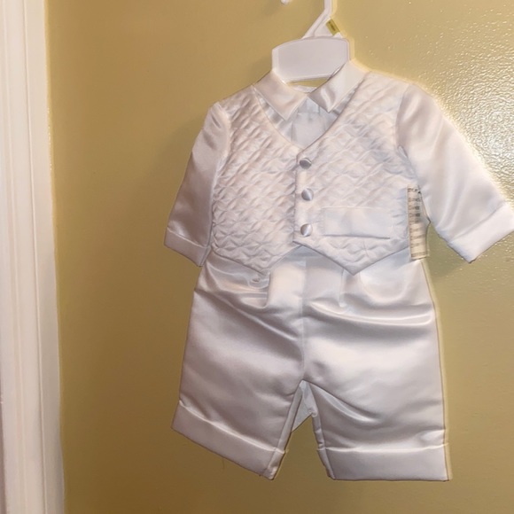 Other - Boys suit Christening outfit pristine white